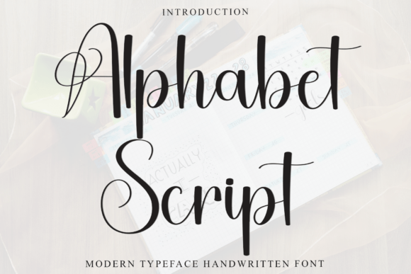 Alphabet Script Font: A Soft Typeface for Web Design