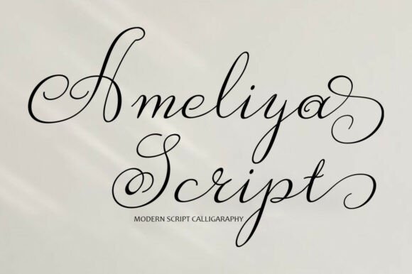 Ameliya Script: A Modern Font for Business Branding