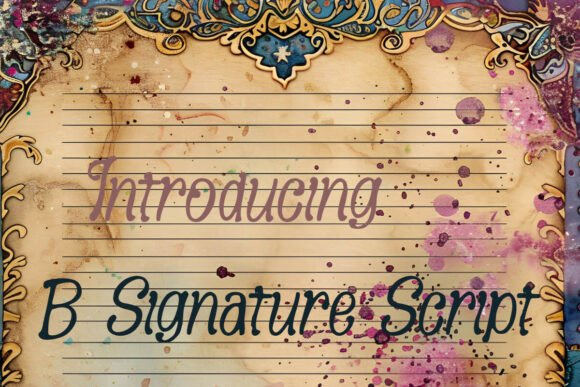 B Signature Script: A Typeface That Makes Campaigns Memorable