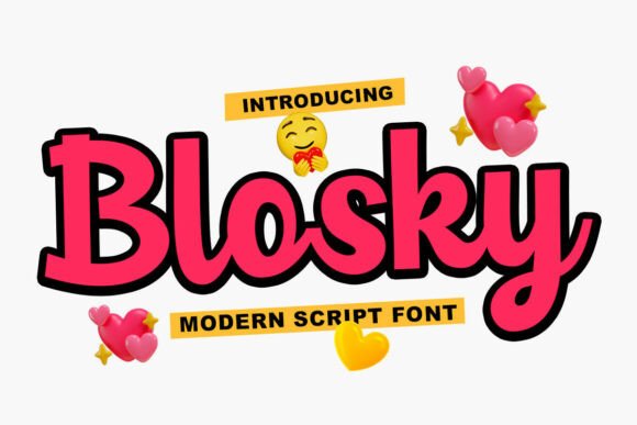 Blosky Script: A Vibrant Font for Modern Web Design