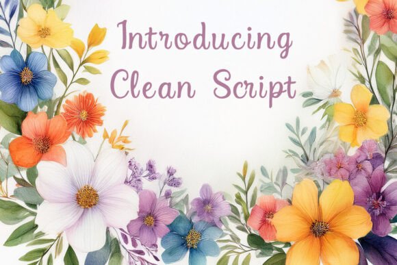 Clean Script: A Natural Handwritten Typeface for Brand Design