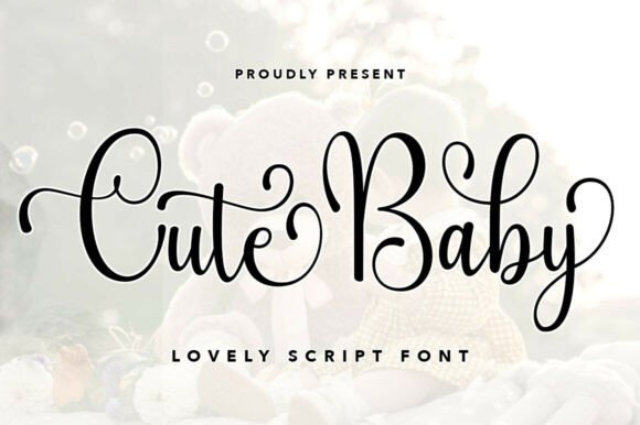 Cute Baby Script: An Elegant Font for Marketing Visuals