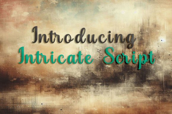 Intricate Script: A Refined Typeface for Modern Web Design