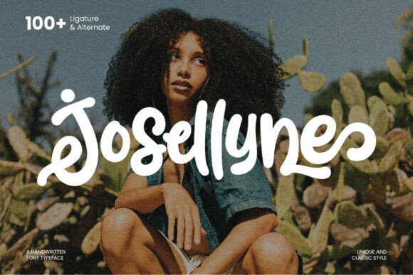 Josellyne Script Pro: A Handwritten Font for Editorial Warmth
