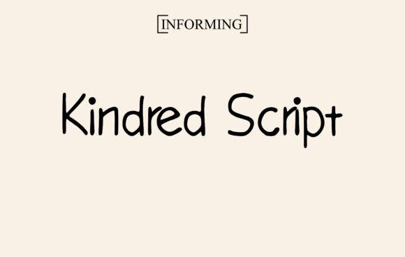 Kindred Script: A Warm Script Font for Authentic Branding