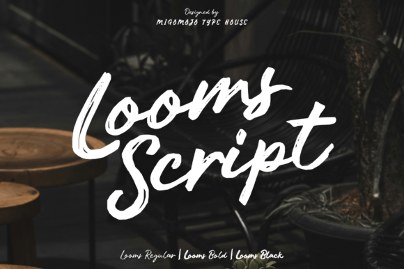 Looms Script: A Display Font with Editorial Soul