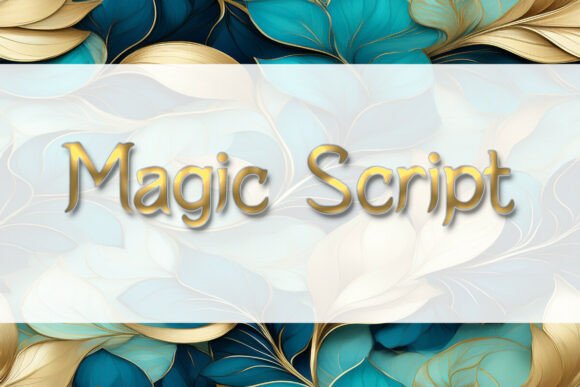Magic Script: A Maker's Dream Script Font for Crafting