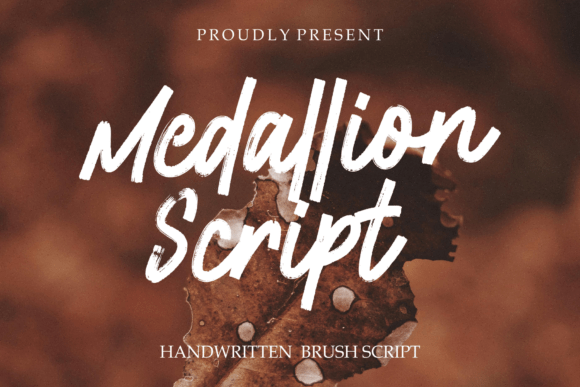 Medallion Script: A Bold Handwritten Font for Web Design
