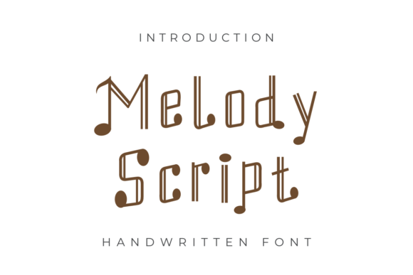 Melody Script Font: Musical Handwriting for Editorial Design