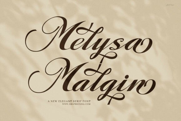Melysa Malgin Calligraphy Script for Standout Campaigns