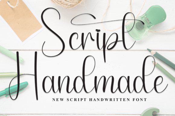 Script Handmade: A Warm Handwritten Font for Publishers