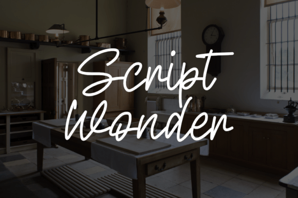 Script Wonder: A Typeface That Makes Your Brand Feel Effortlessly Elegant
