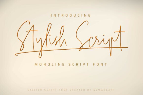 Stylish Script: The Monoline Font That Refreshed My Brand