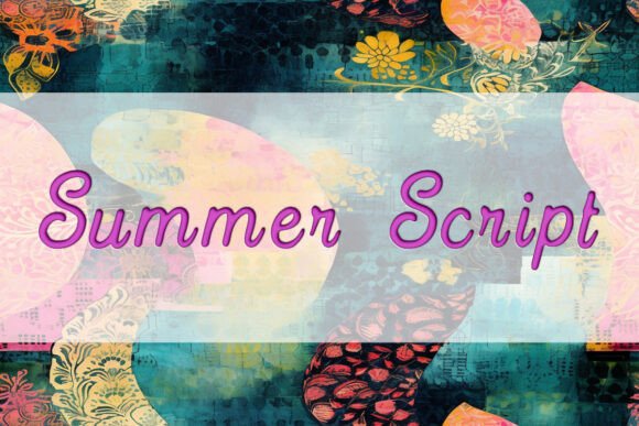 Summer Script: A Versatile Script Font for Editorial Design